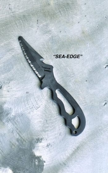 WATERMARK SEA-EDGE™ Titanium Knife with neoprene holster